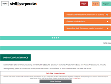 Tablet Screenshot of civilandcorporate.co.uk